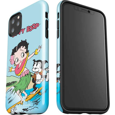 Betty Boop Surfing iPhone 11 Pro Max Impact Case