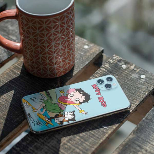 Betty Boop Surfing iPhone 11 Pro Max Skin