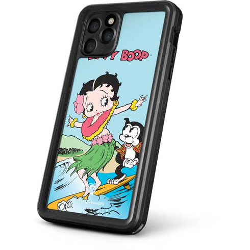 Betty Boop Surfing iPhone 11 Pro Max Waterproof Case
