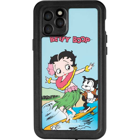Betty Boop Surfing iPhone 11 Pro Waterproof Case