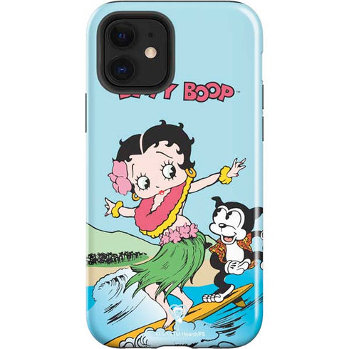 Betty Boop Surfing iPhone 12 Impact Case