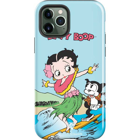 Betty Boop Surfing iPhone 12 Pro Impact Case