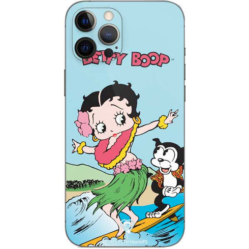 Betty Boop Surfing iPhone 12 Pro Max Skin