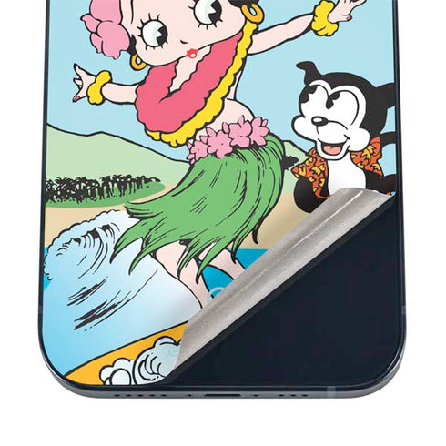 Betty Boop Surfing iPhone 12 Skin