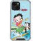 Betty Boop Surfing iPhone 14 Plus Clear Case