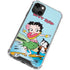 Betty Boop Surfing iPhone 14 Plus Clear Case