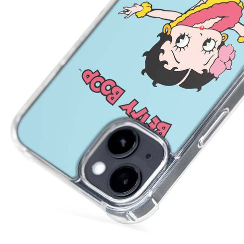 Betty Boop Surfing iPhone 15 Plus MagSafe Case