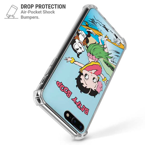 Betty Boop Surfing iPhone 7/8 Plus Clear Case