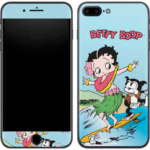 Betty Boop Surfing iPhone 8 Plus Skin
