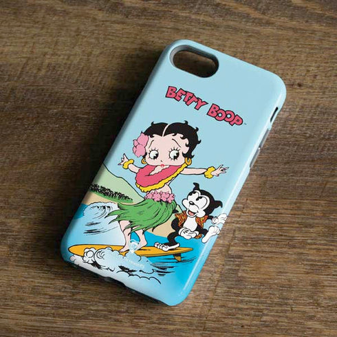 Betty Boop Surfing iPhone 8 Pro Case