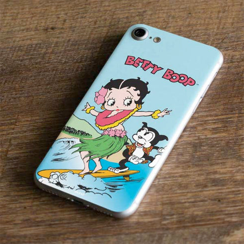 Betty Boop Surfing iPhone 8 Skin