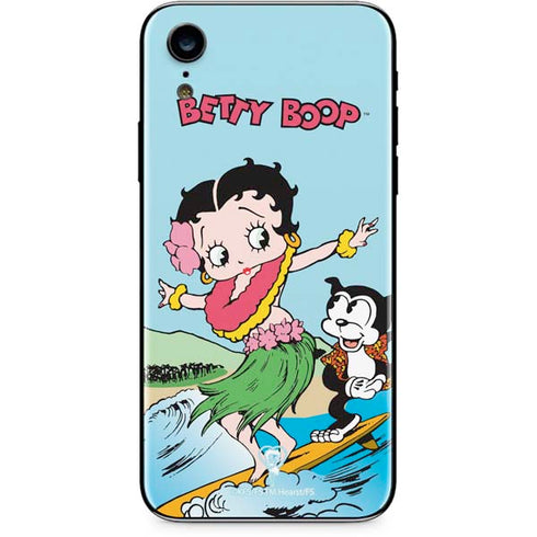 Betty Boop Surfing iPhone XR Skin