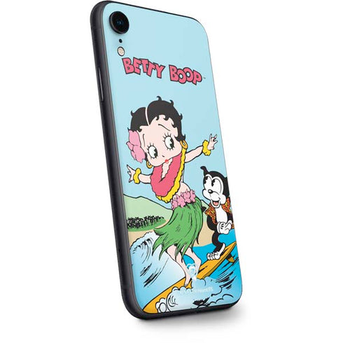 Betty Boop Surfing iPhone XR Skin