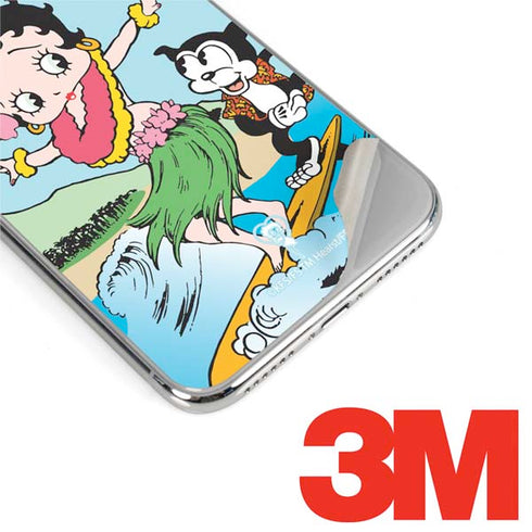 Betty Boop Surfing iPhone XR Skin