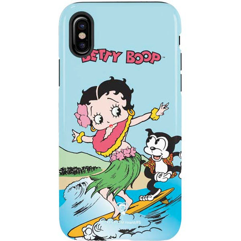 Betty Boop Surfing iPhone XS Pro Case