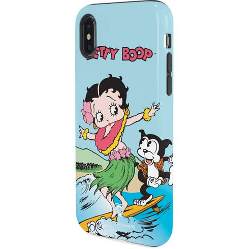 Betty Boop Surfing iPhone XS Pro Case