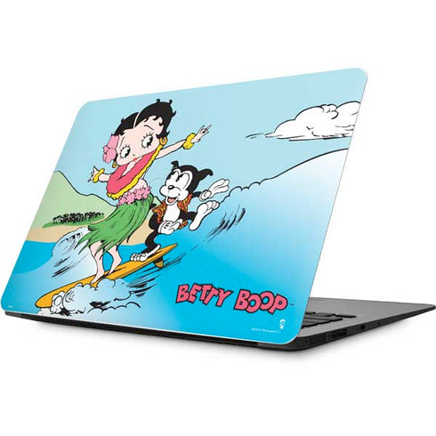 Betty Boop Surfing Apple MacBook Skin