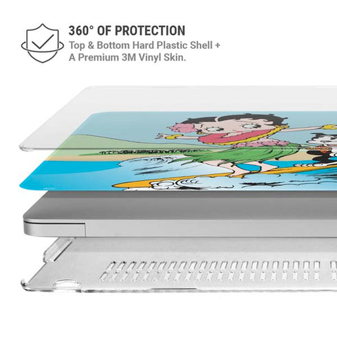 Betty Boop Surfing MacBook Air 13in M1 (2021) Case plus Skin