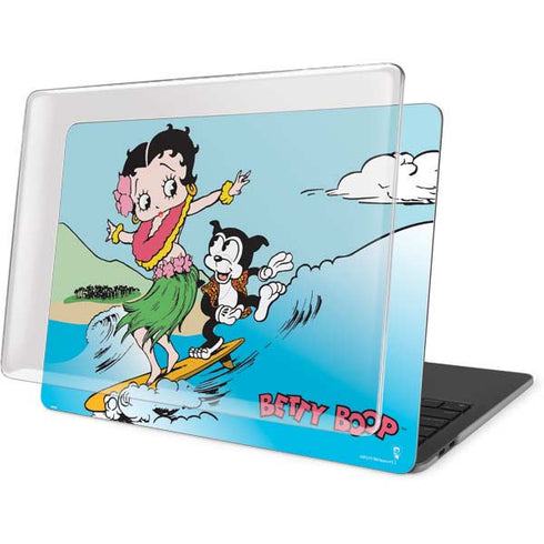Betty Boop Surfing MacBook Pro 15in (2016-19) Case plus Skin