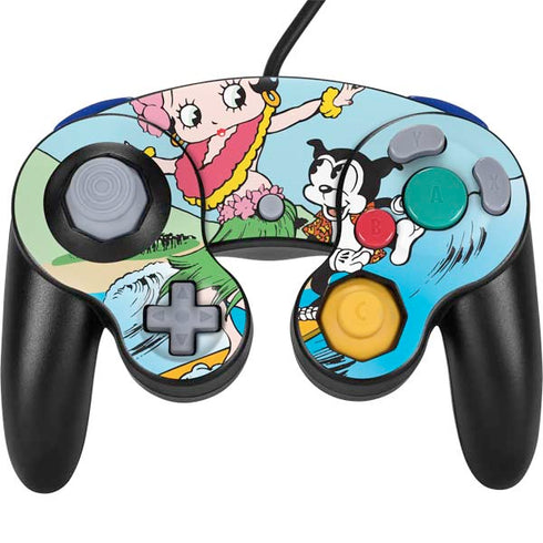 Betty Boop Surfing Nintendo GameCube Controller Skin