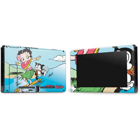Betty Boop Surfing Nintendo Switch Bundle Skin
