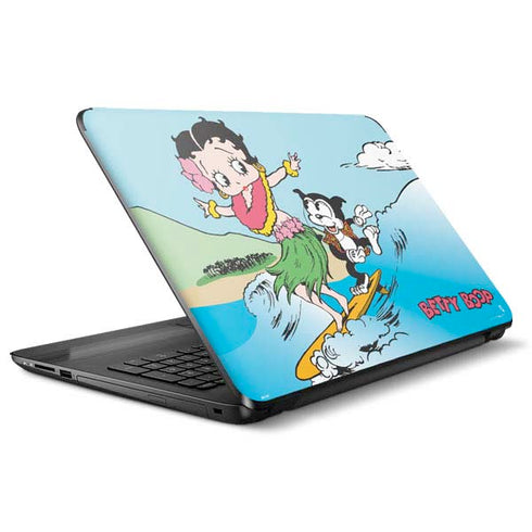 Betty Boop Surfing HP Notebook Skin