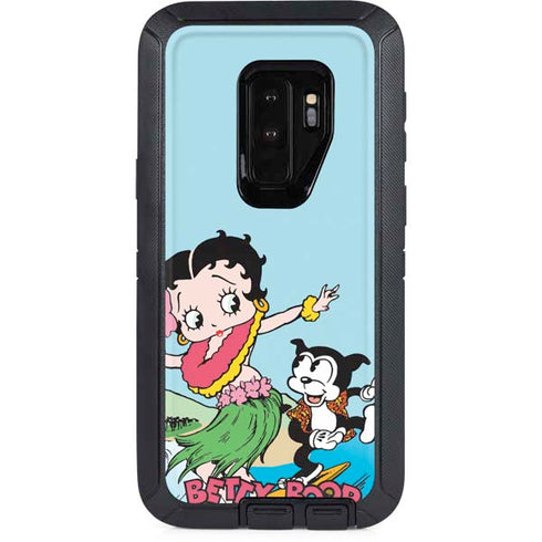 Betty Boop Surfing Otterbox Defender Galaxy Skin