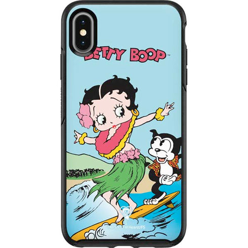 Betty Boop Surfing Otterbox Symmetry iPhone Skin