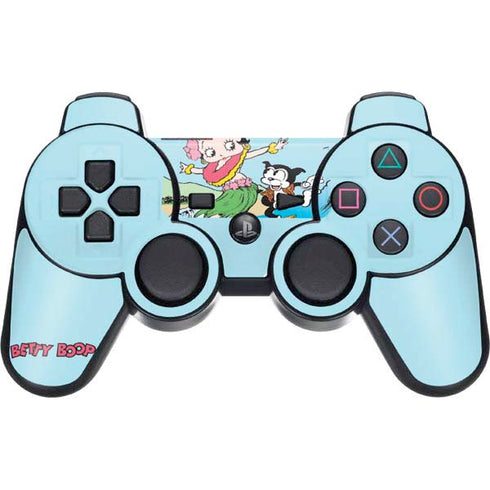 Betty Boop Surfing PS3 Dual Shock wireless controller Skin
