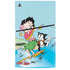Betty Boop Surfing PS5 Slim Digital Edition Bundle Skin