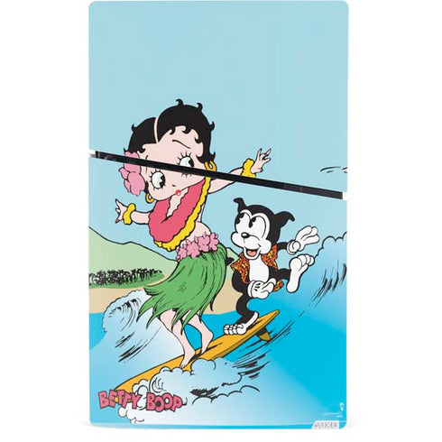 Betty Boop Surfing PS5 Slim Digital Edition Console Skin