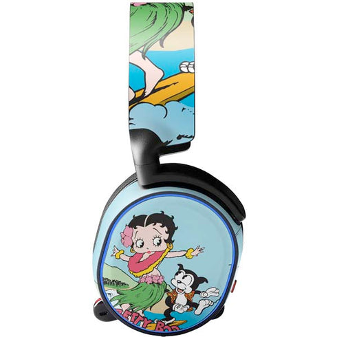 Betty Boop Surfing SteelSeries Arctis 5 Skin