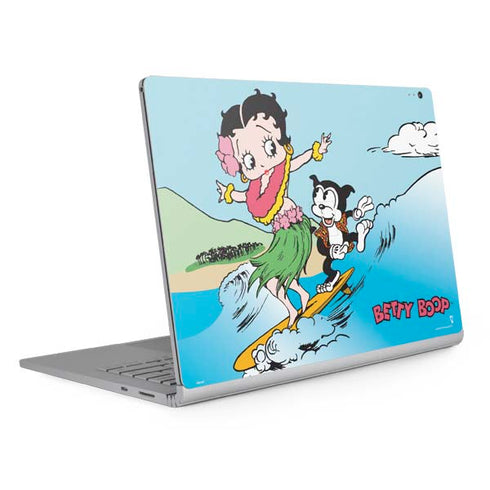Betty Boop Surfing Surface Book 2 13.5in Skin