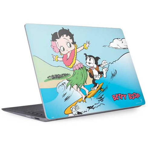 Betty Boop Surfing Surface Laptop 2 Skin