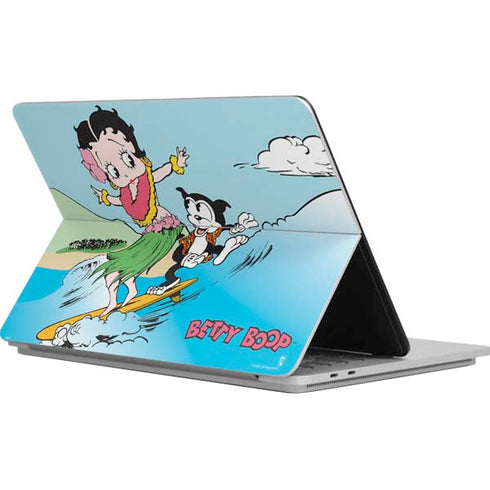 Betty Boop Surfing Surface Laptop Studio Skin