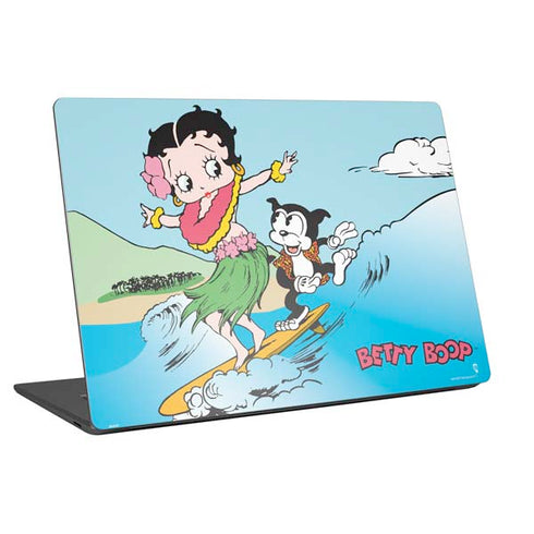 Betty Boop Surfing Universal Laptop 11in (8.8 x 6.2in) Skin