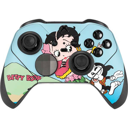 Betty Boop Surfing Xbox Elite Wireless Controller Series 2 Skin