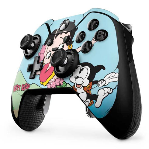 Betty Boop Surfing Xbox One Elite Controller Skin
