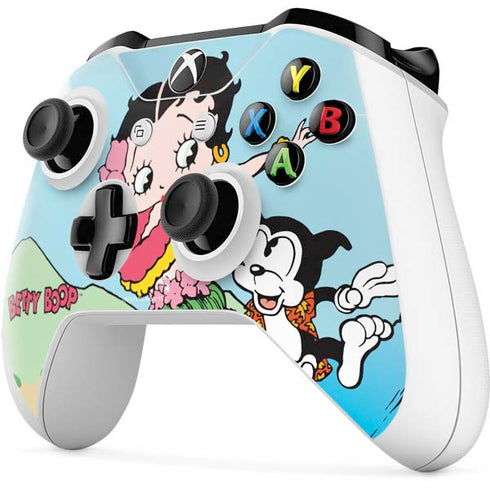 Betty Boop Surfing Xbox One S All-Digital Edition Bundle Skin