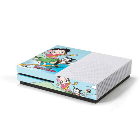 Betty Boop Surfing Xbox One S Console Skin