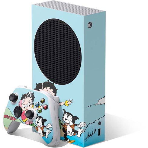 Betty Boop Surfing Xbox Series S Bundle Skin