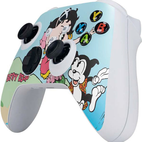 Betty Boop Surfing Xbox Series S Controller Skin