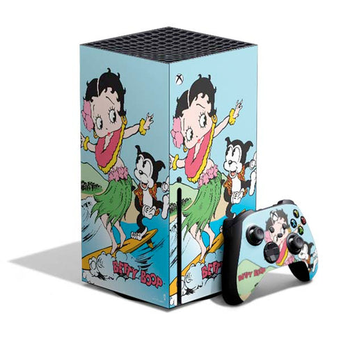Betty Boop Surfing Xbox Series X Bundle Skin