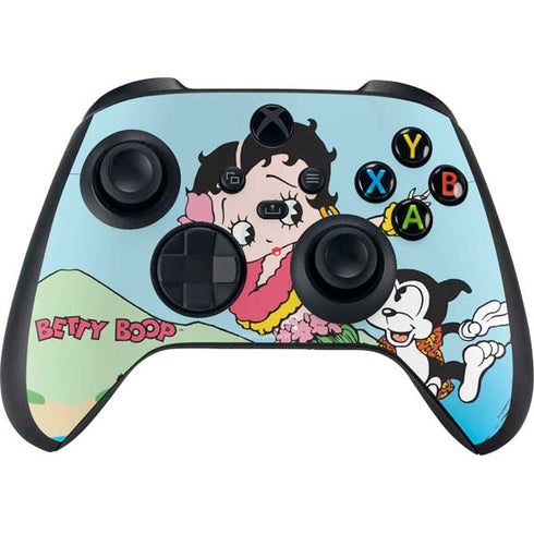 Betty Boop Surfing Xbox Series X Controller Skin