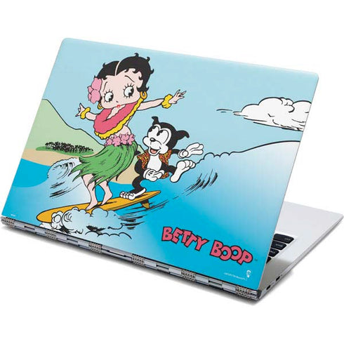 Betty Boop Surfing Yoga 910 2-in-1 14in Touch-Screen Skin