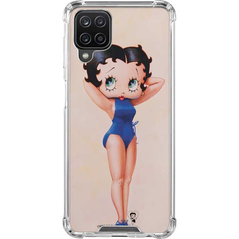 Betty Boop Swimsuit Galaxy A12 Clear Case