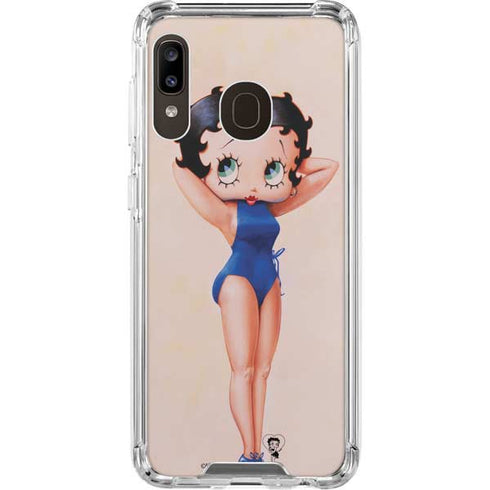 Betty Boop Swimsuit Galaxy A30 Clear Case