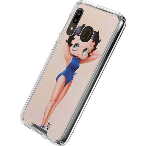Betty Boop Swimsuit Galaxy A30 Clear Case
