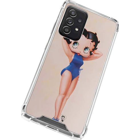 Betty Boop Swimsuit Galaxy A72 5G Clear Case
