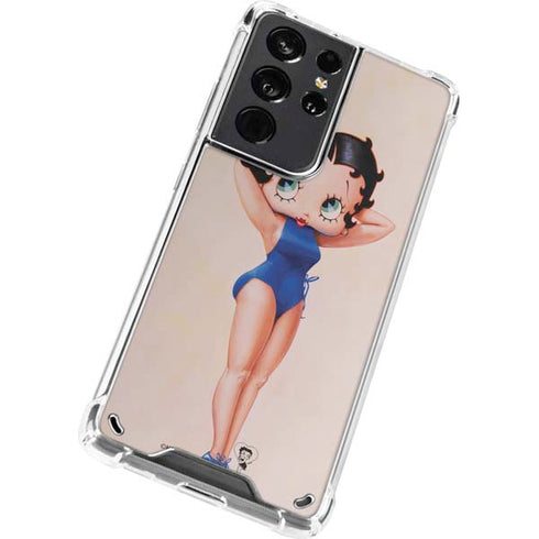Betty Boop Swimsuit Galaxy S21 Ultra 5G Clear Case